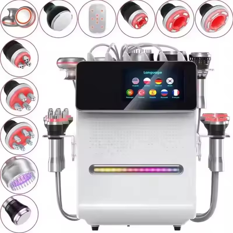 80K 11-in-1 RF Cavitation Machine with Lipolaser Pads