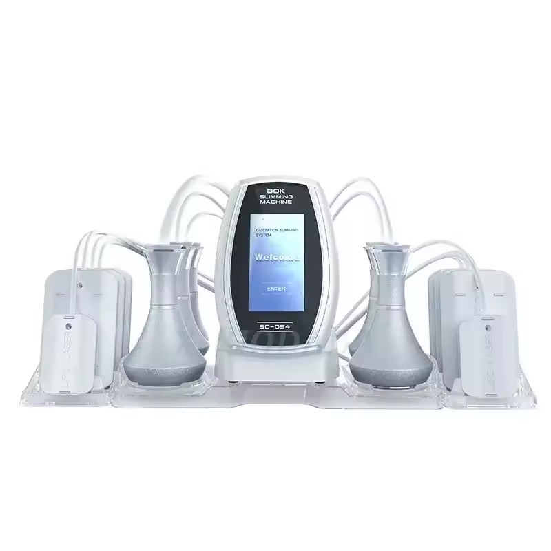 6-in-1 80K Radiofrequency Cavitation Machine with EMS Pads